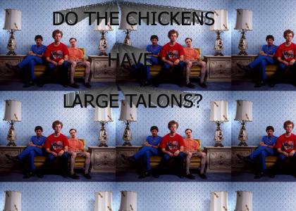 Do The Chickens Have Large Talons?
