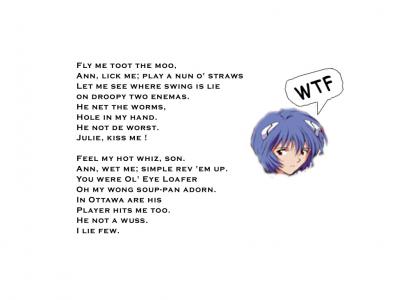 TRANSLATION:  Evangelion End Theme Engrish-to-English