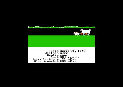 Snake Fails at Oregon Trail