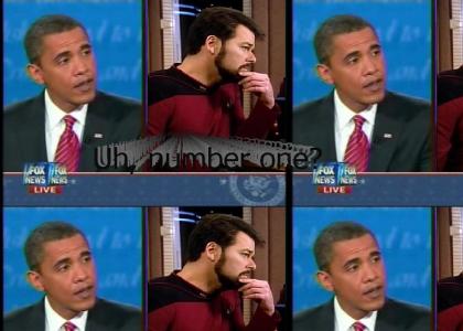 Obama Can't Get Riker's Attention