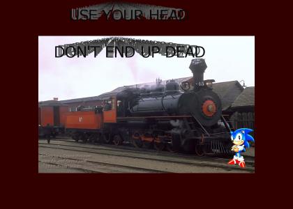 Sonic Gives Not-Killed-By-Train Advice