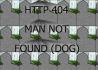 HTTP 404 MAN NOT FOUND (DOG)