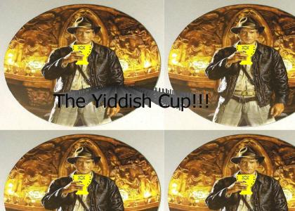 Indiana Jones finds the Yiddish Cup