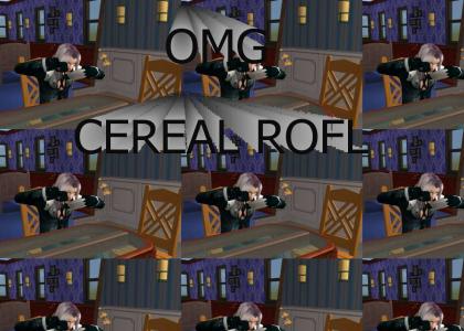 Sephiroth loves his cereal