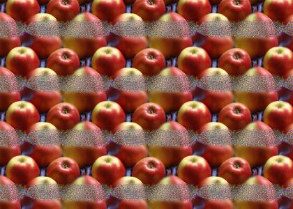 Apples. How many? Thousands. What color? Green. All of them? Some are red.