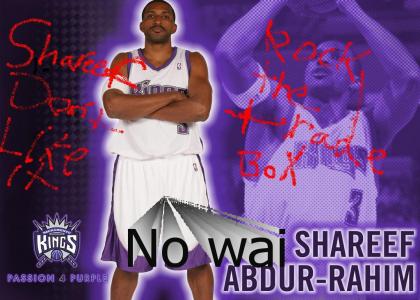 shareef says no now he,s mad