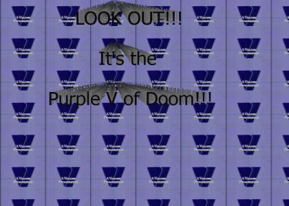 V of Doom logo and jingle (not in motion)