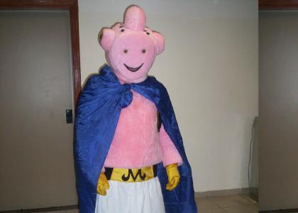 Majin Buu Cosplayer Fails at Being FAT!