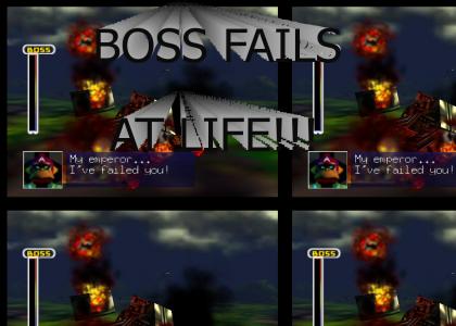 Starfox boss fails at life