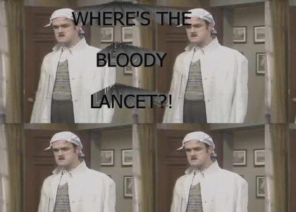 WHERE'S THE LANCET?
