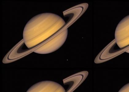 Radio waves from Saturn