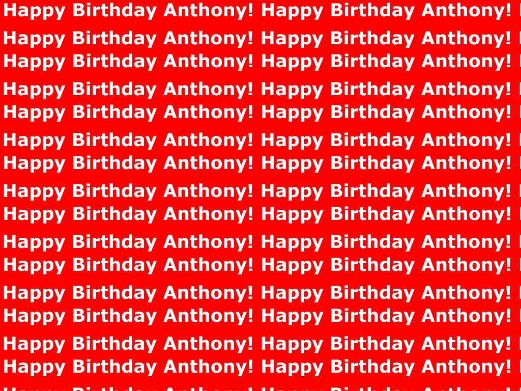 happybirthdayanthony