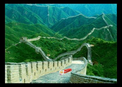 Stapler Visits the Great Wall of China and Eats Chinese Takeout