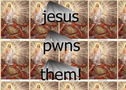 jesus pwns the noobs