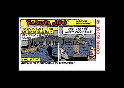 Jesus makes a funny!