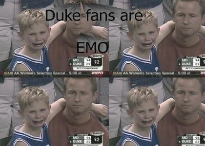 Duke fans are emo