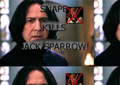 Snape kills Jack Sparrow!