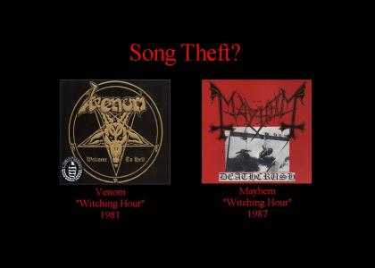 Metal Song Theft?