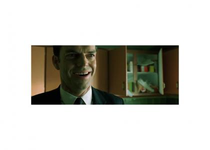 Agent Smith stares into your soul