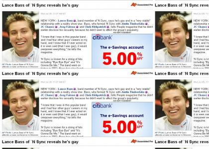 Lance Bass of NSYNC is Gay!