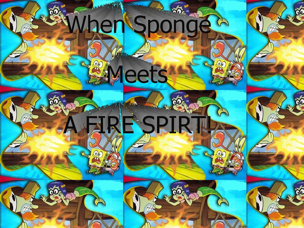 spongebobfiresprit