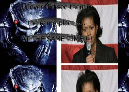 Michelle Obama looks like predator