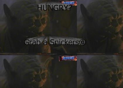 Yoda Loves Snickers!