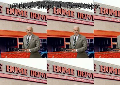 Joe Biden Shops at Home Depot