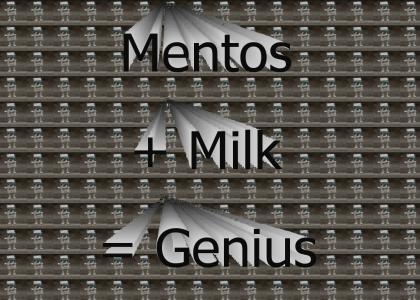 Mentos Milk Dance!