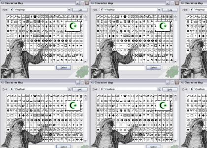 YESYES: OMG, Secret Islamic wingdings!!