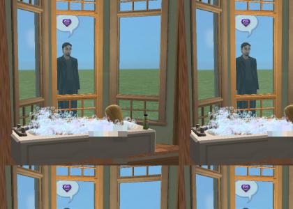Brian Peppers In the Sims