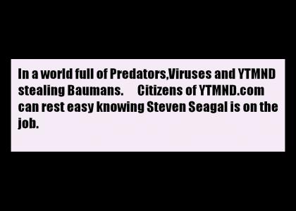 Steven Seagal defends YTMND.