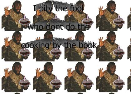 Mr. T loves cake