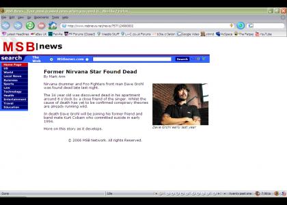 Dave Grohl is dead