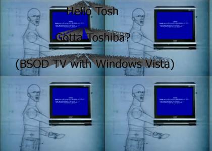 Toshiba BSOD TV commercial