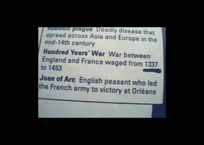The Hundred Years War was 1337