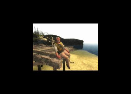 Gmod- Eli Sits on the Dock of the Bay