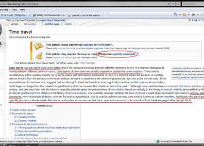 Wikipedia Time Travel!