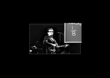 Elvis Costello Teaches Math Class