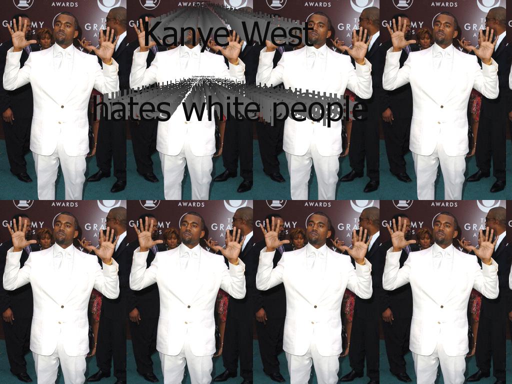 kaynewestwhitehateingcoon