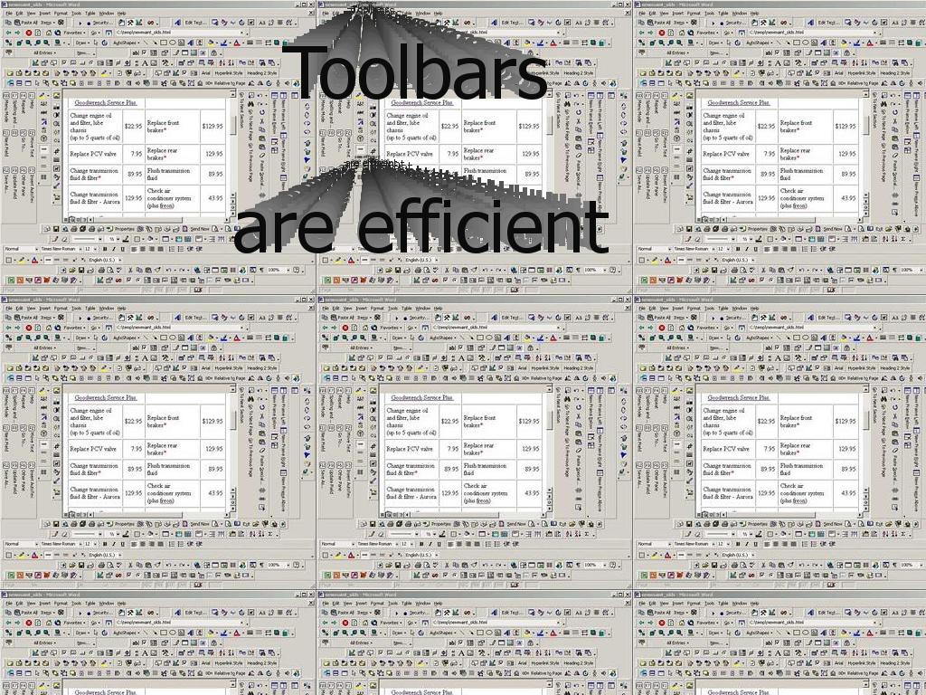 toolbars