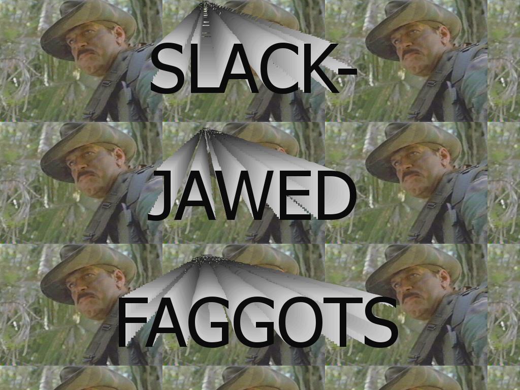 slackjawedfaggots