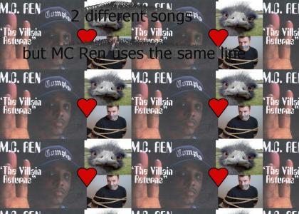 mc ren loves hostages and ostriches