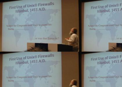 First Use of UNIX Firewalls?
