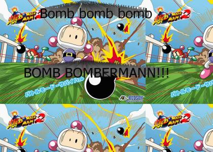 Bomberman takes my hand!