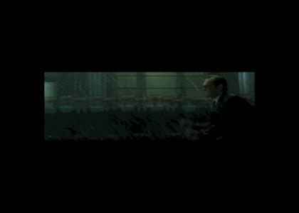 Agent Smith can't get out of the rain