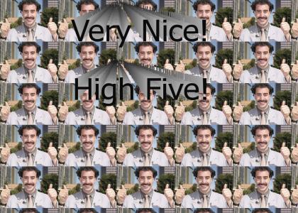 Very Nice! High Five!