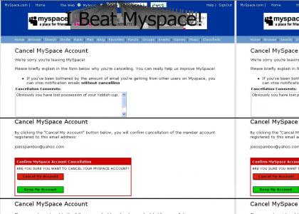 I Beat MySpace!