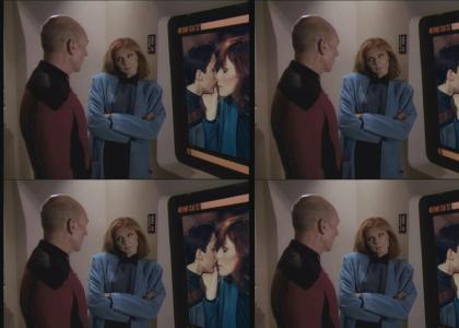 Dr. Crusher did something naughty