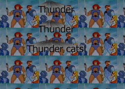 Thunder, thunder, thunder cats!